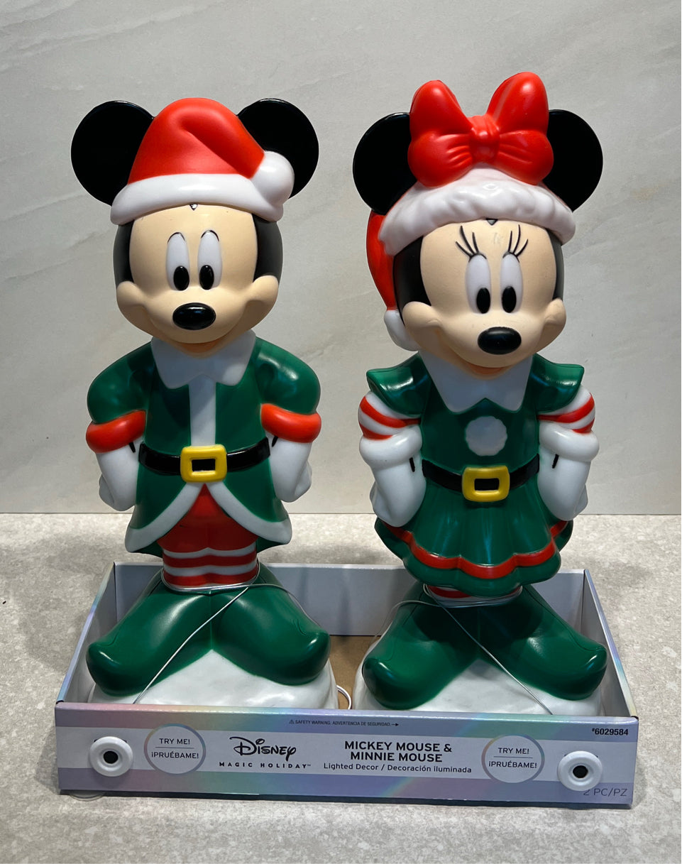 Mickey and Minnie Blow Mold