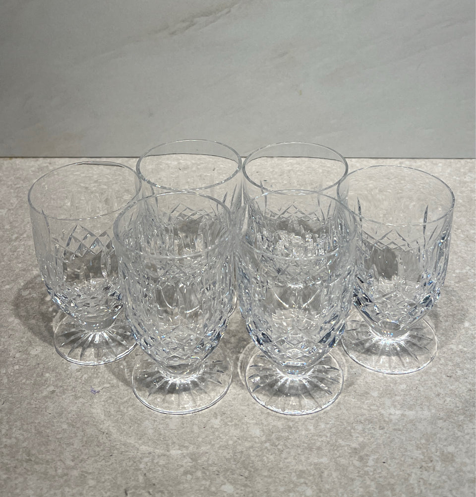 Set of 6 Waterford Juice Glasses