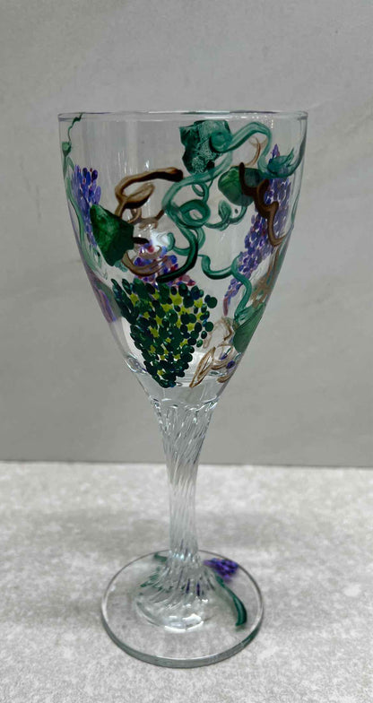 Set of 4 Handpainted Glasses
