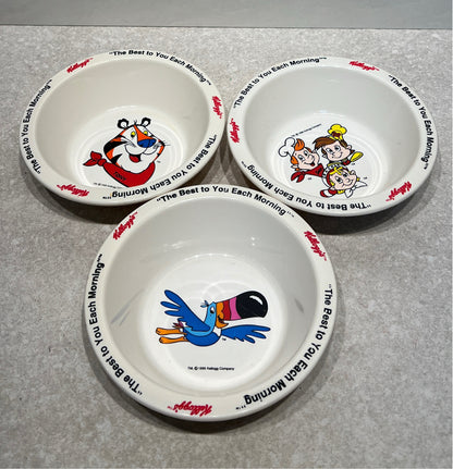 Set of 3 Kellog's Bowls