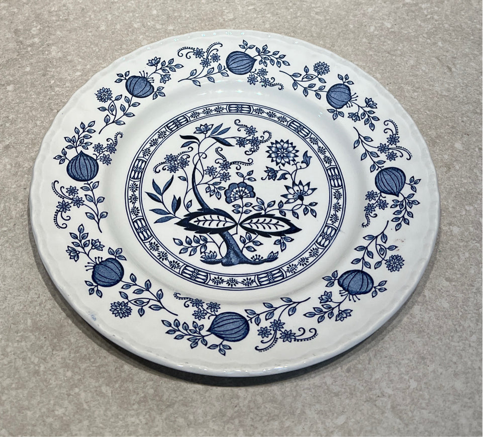 Blue Onion Plate