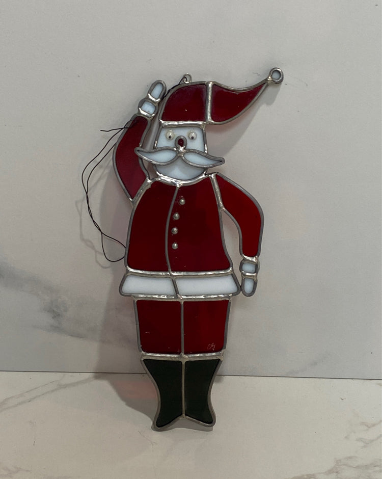 Santa Stain Glass