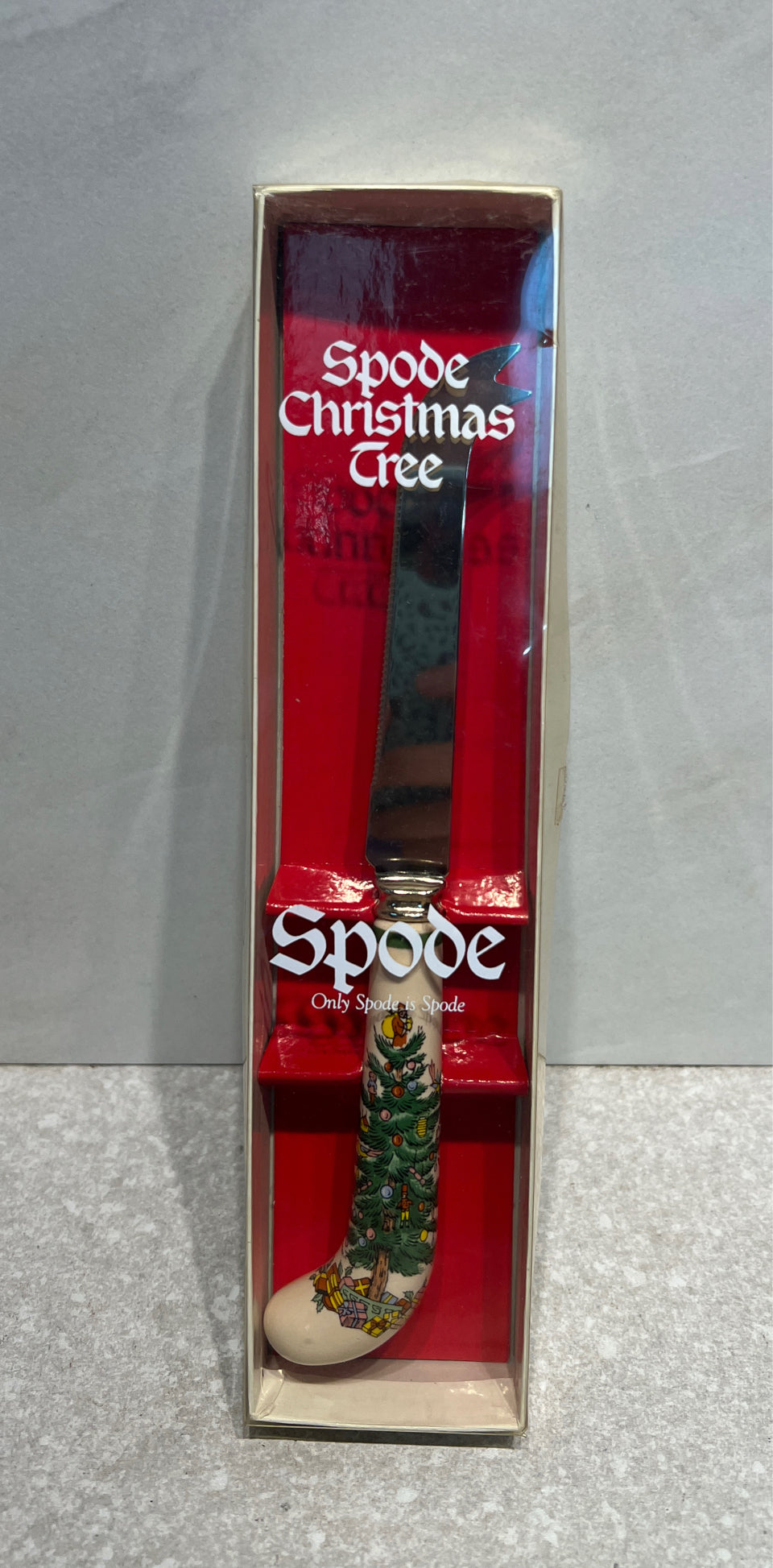Spode Christmas Cheese Knife