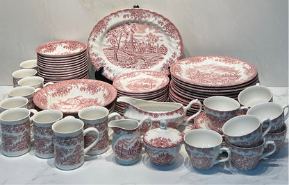 Chruchill England "The Brook" Dinnerware Set