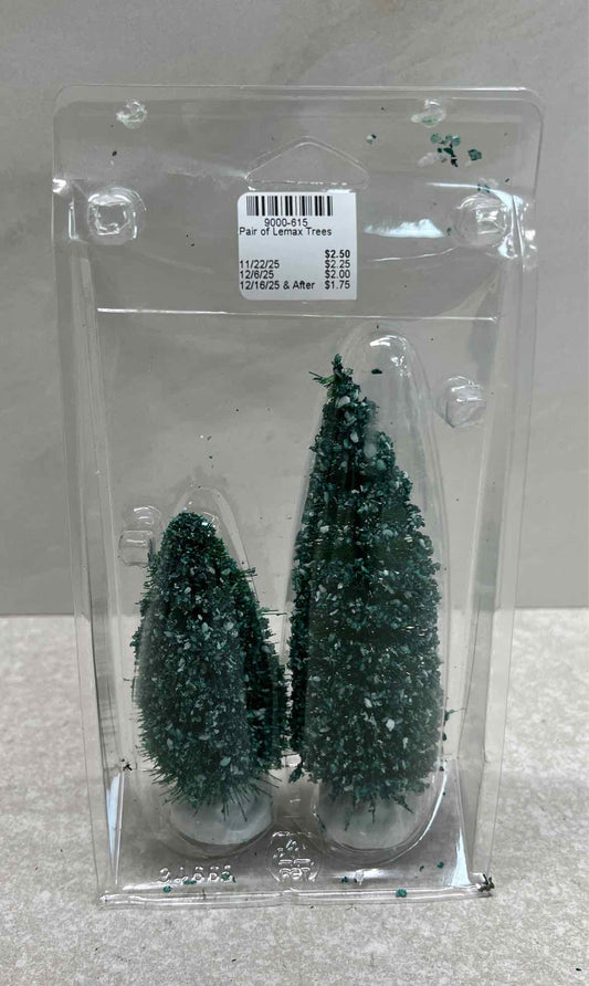 Pair of Lemax Trees