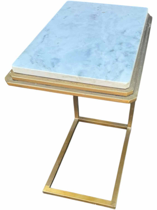 Marble Top End Table