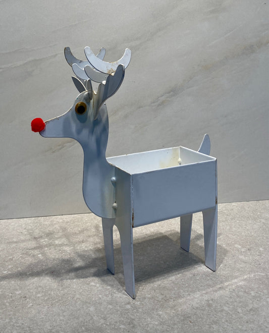 Metal Deer Planter