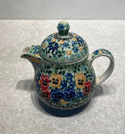 Polish Pottery Mini Teapot