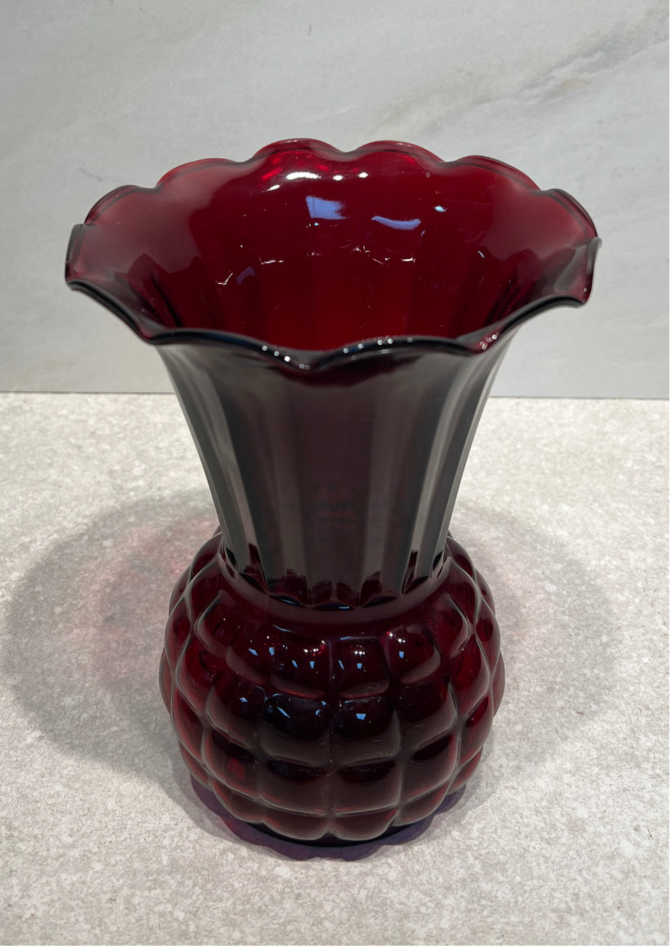 Red Vase