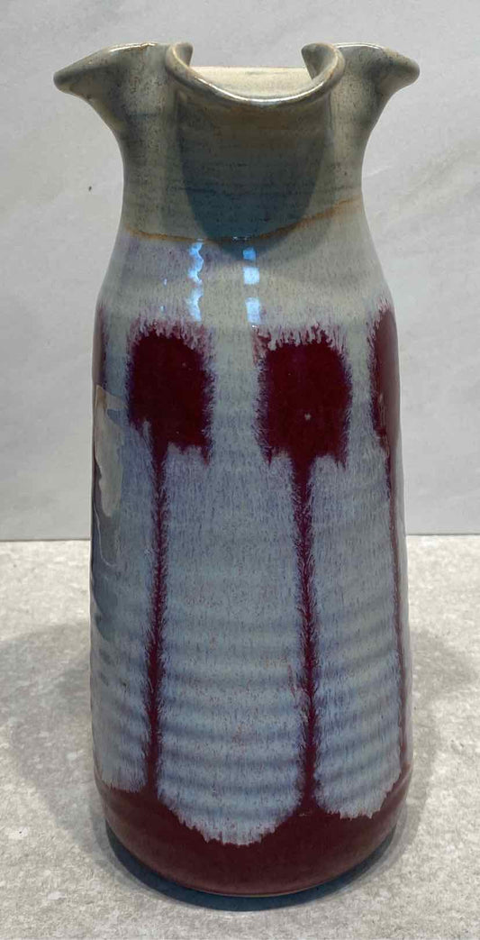 Signed Pottery Pitcher