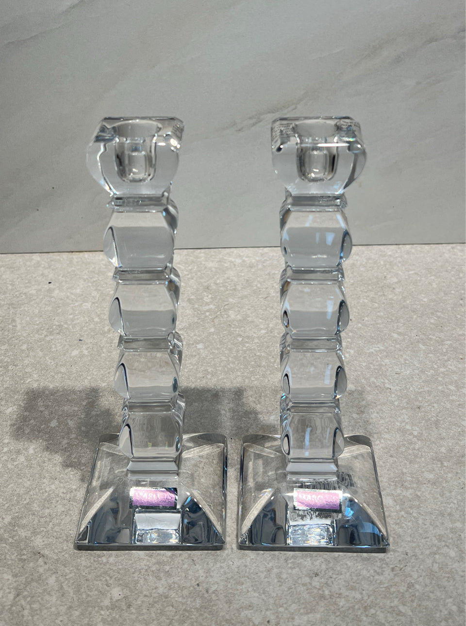 Pair of Waterford Candleholders