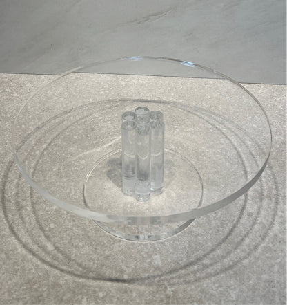 Lucite Cake Stand