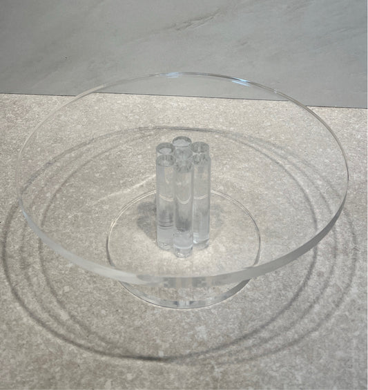 Lucite Cake Stand