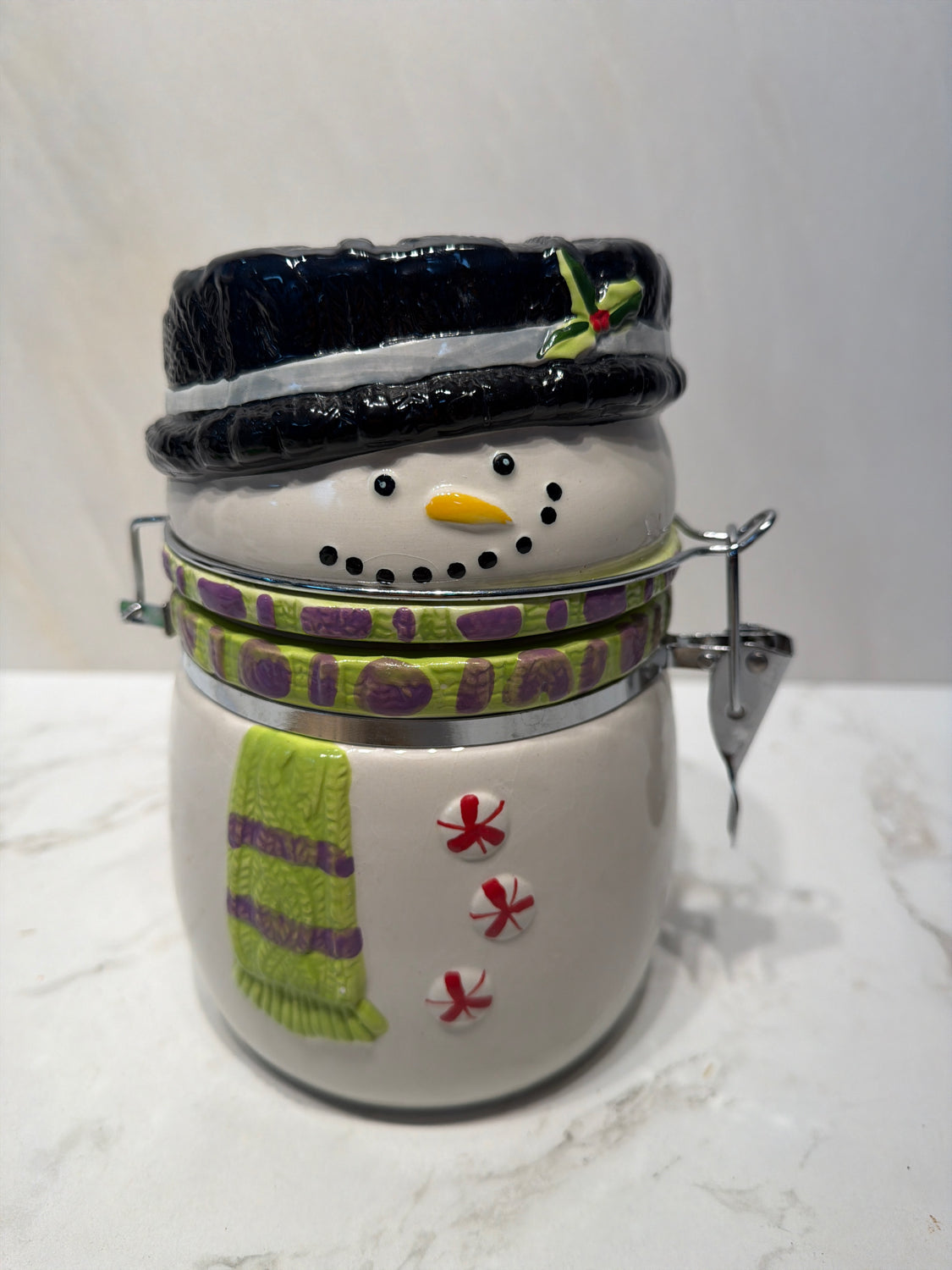 Snowman Jar