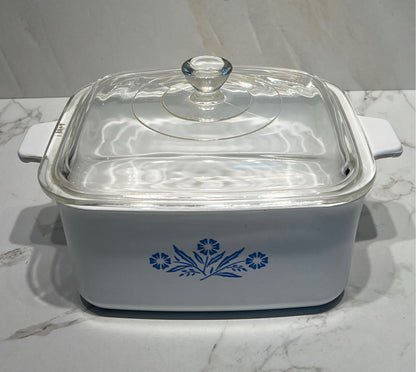 Covered Corning Ware Bowl