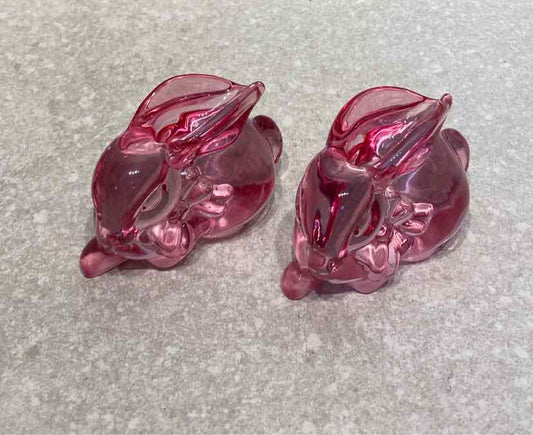 Set of 2 Lenox Rabbit Candle Holders