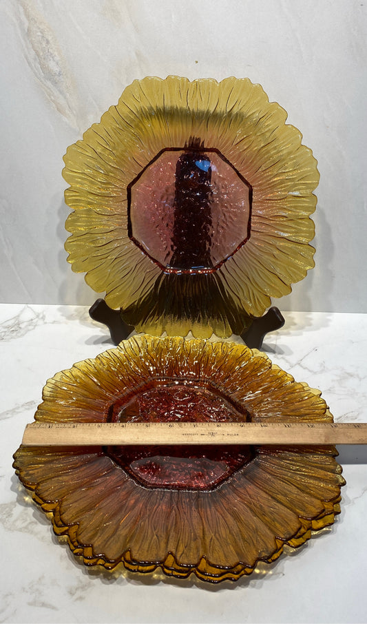 Set of 4 Glass Chargers