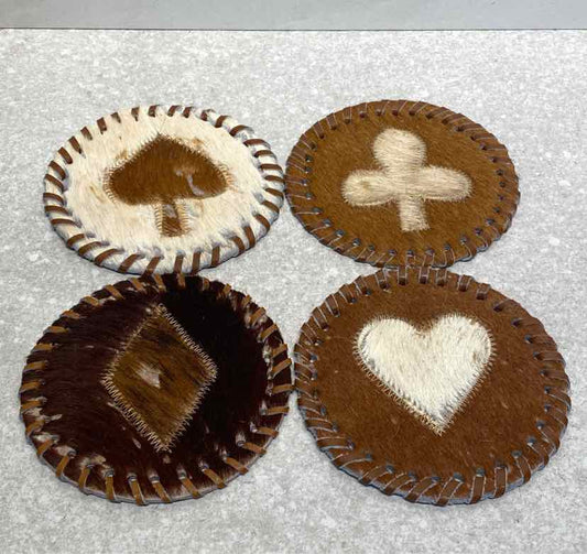 Cow Hide Coasters