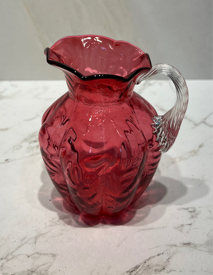 Fenton Cranberry Pitcher