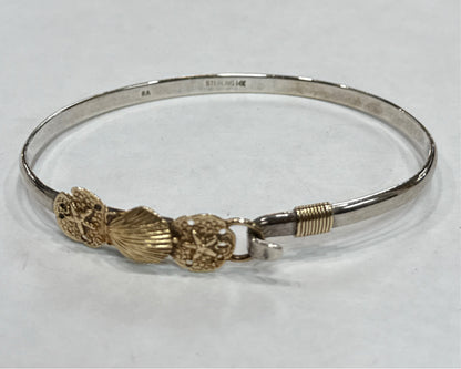 Sterling And 14K Bracelet