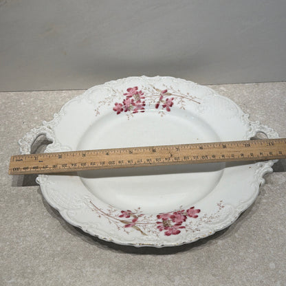 Floral Handled Plate