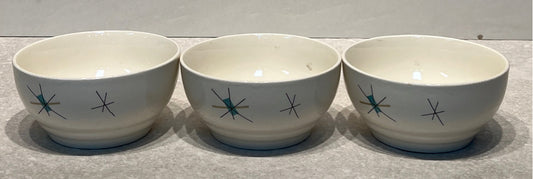 Set of 3 Atomic Starburst Bowls