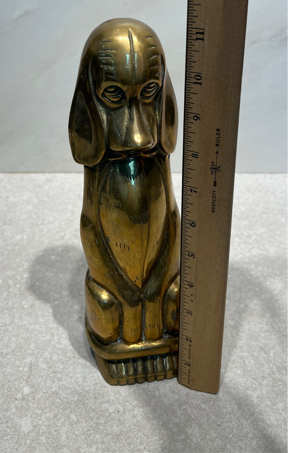 Brass Bassett Hound