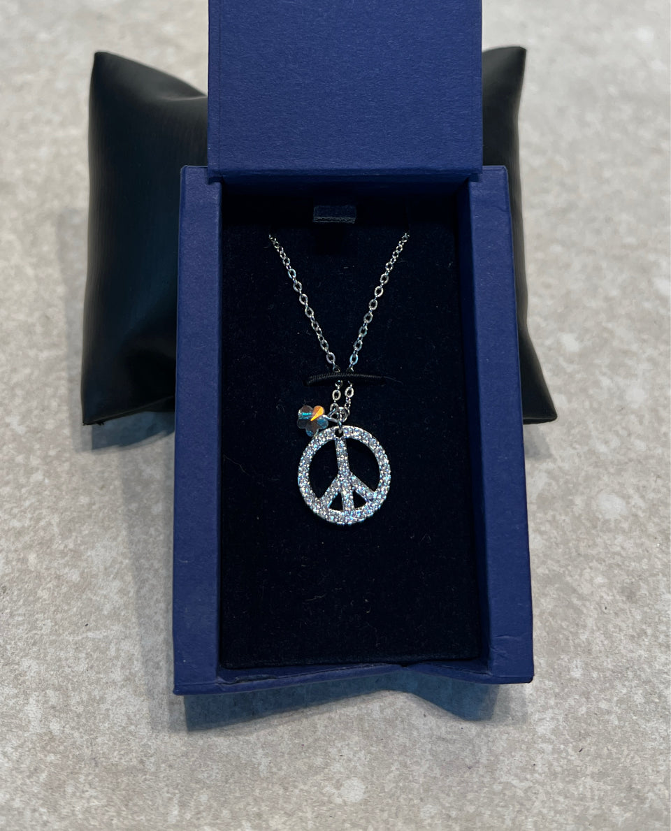 Swarovski Peace Necklace