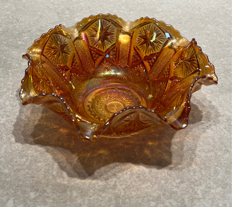 Carnival Glass Bowl