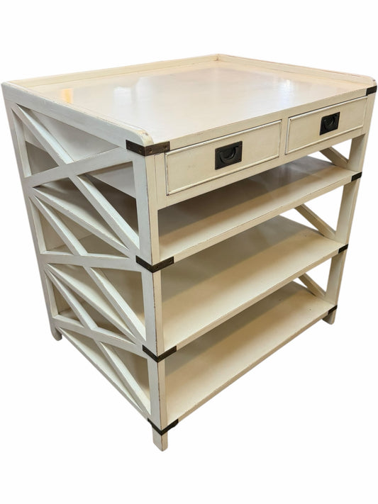 White 2 Drawer
