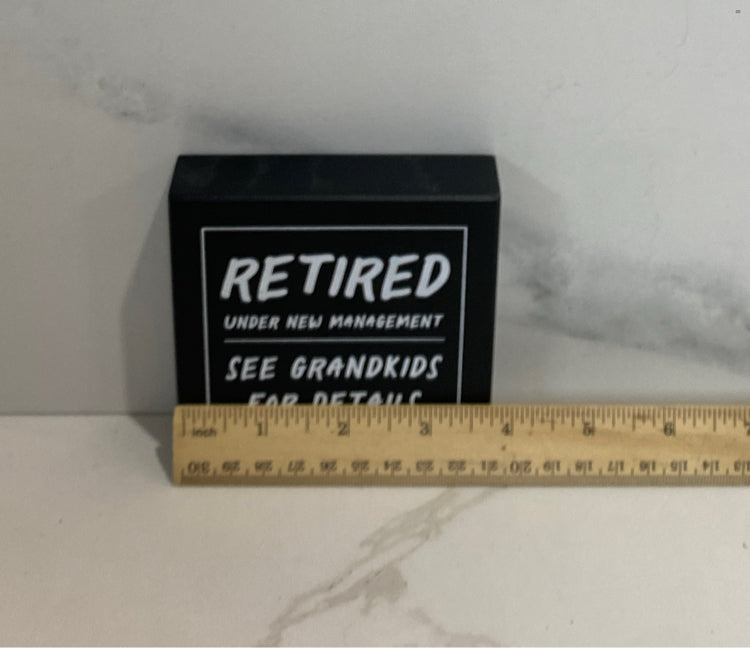 Retired Sign
