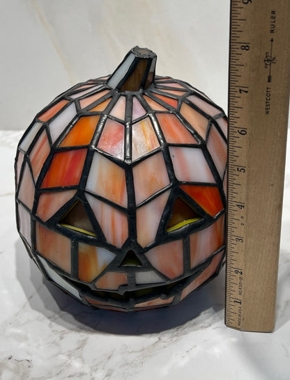 Pumpkin Tiffany Style Lamp
