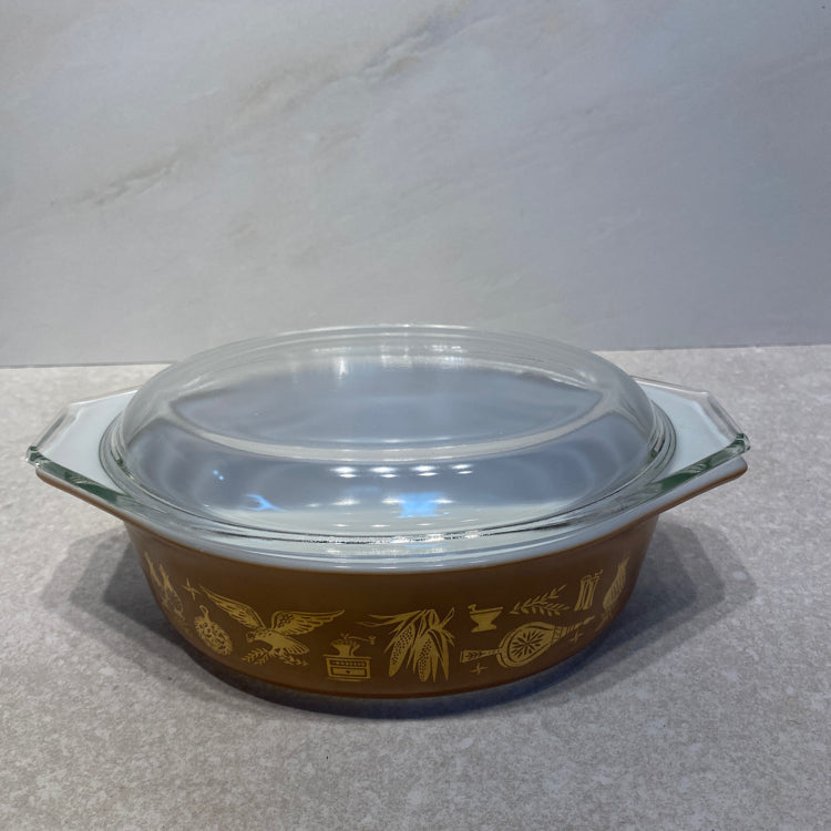 Covered Pyrex Casserole