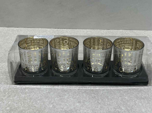 Set of 4 Candleholders