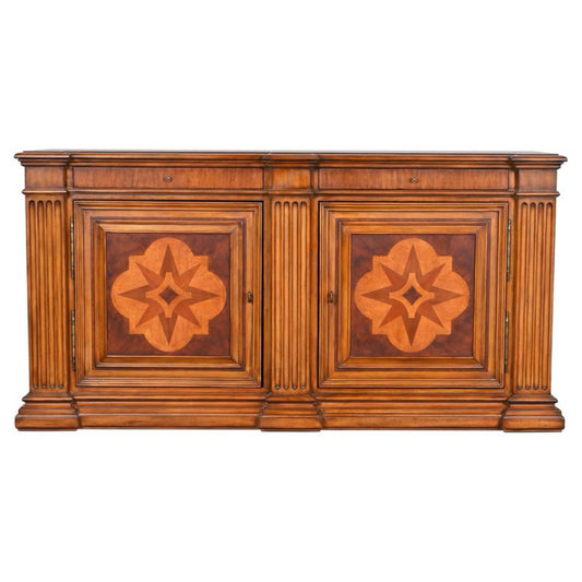 Ethan Allen Lombard Marquetry  Sideboard
