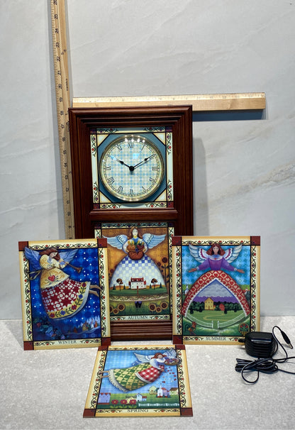 Jim Shore Stained Glass Clock