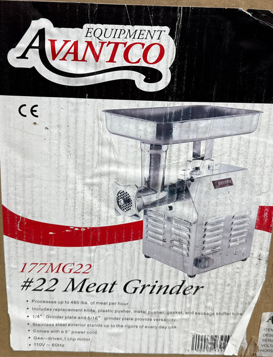 Avantco #22 Meat Grinder