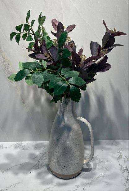 Vase with Artificial Decor