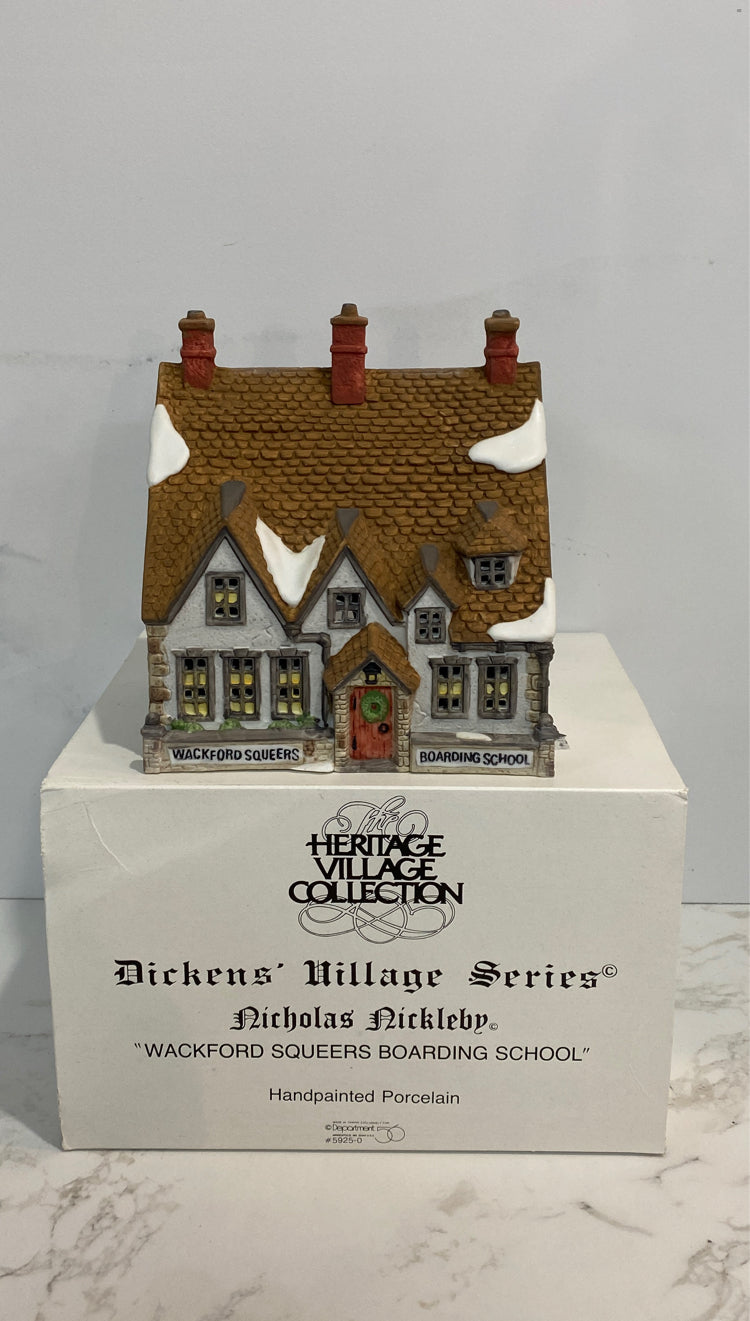Dept. 56 Wackford Squeers Boarding School