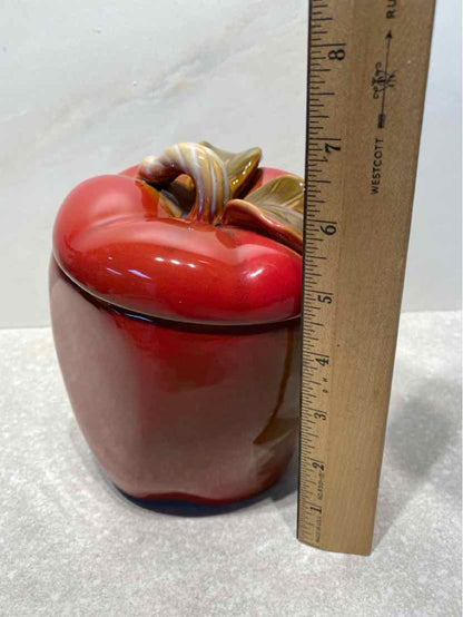 Covered Apple Jar