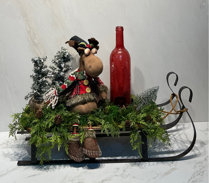 Sled with Candleholder