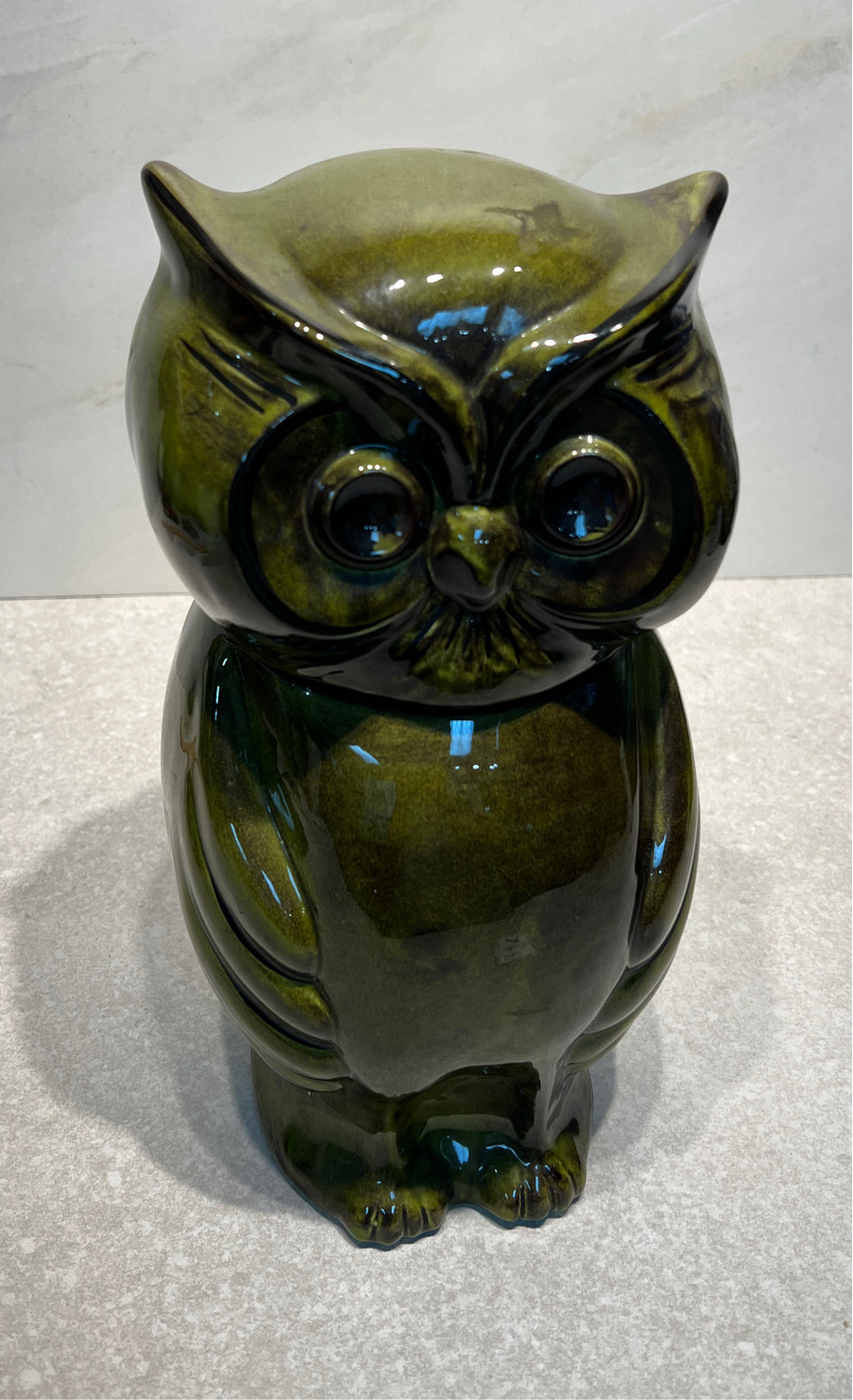 Covered Owl Covered Jar
