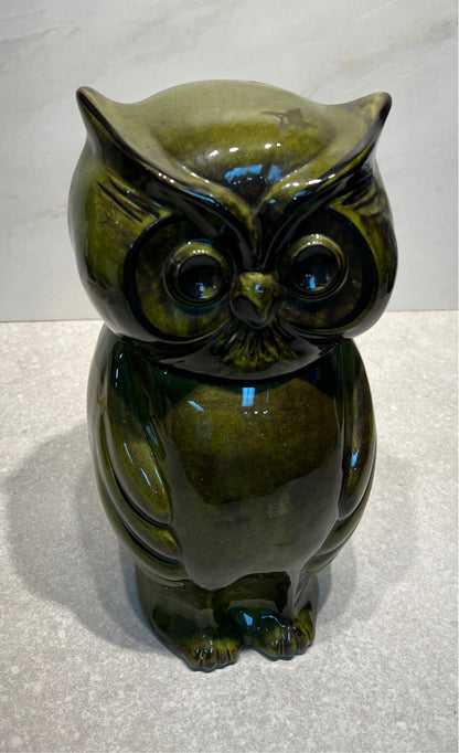 Covered Owl Covered Jar