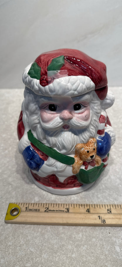 Santa Covered Jar