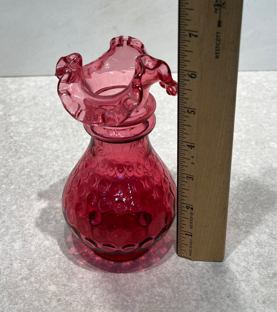 Cranberry Fenton  Vase