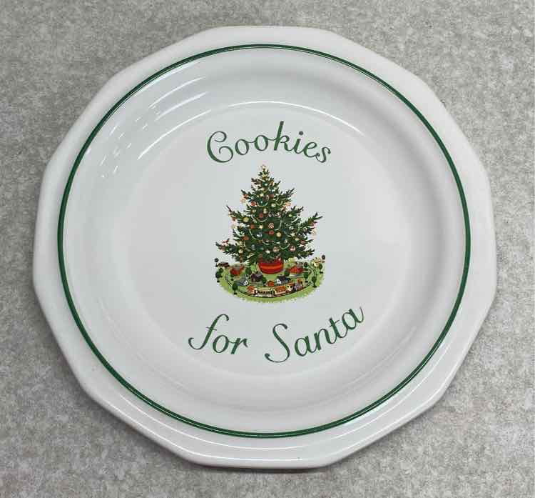 Cookies for Santa Plate