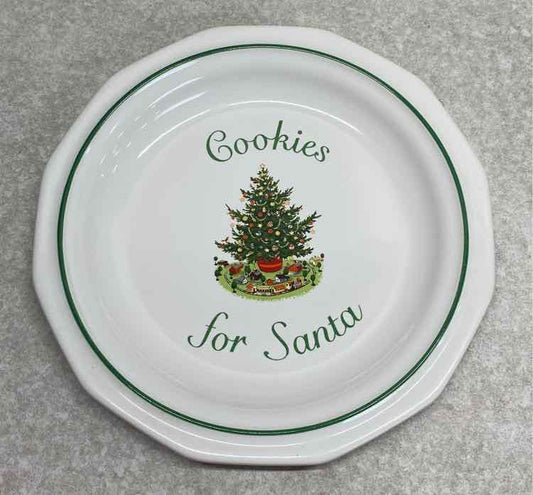 Cookies for Santa Plate