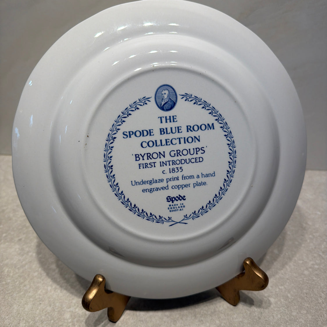 10" Spode Plate