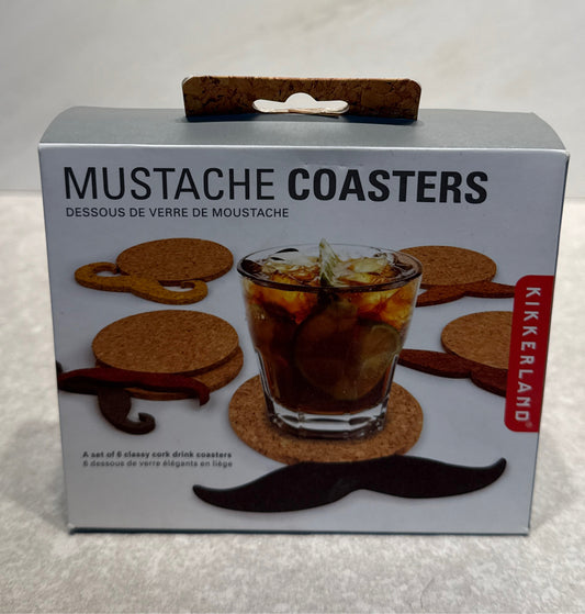 Mustache Coasters