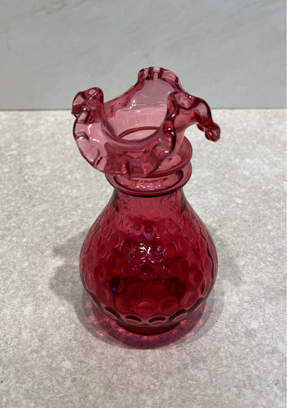 Cranberry Fenton  Vase
